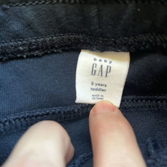 3 for $15 • Baby Gap • Navy Joggers Zipper Pockets - Picture 4 of 5